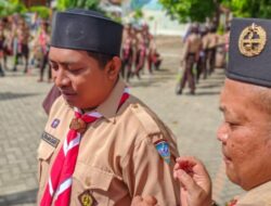 Kwartir Cabang Bantaeng Gelar Upacara Pelantikan Pembina Mahir Dasar Penegak
