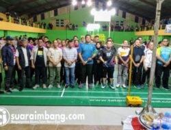 Bupati Bantaeng, M. Fathul Fauzy Nurdin, membuka secara resmi Turnamen Bulu Tangkis Bupati Bantaeng Cup 2025