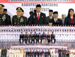 Bupati Bantaeng Kukuhkan Paskibraka, Tekankan Semangat Kebangsaan dan Pengabdian