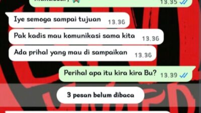 [HOAKS] Akun Whatsapp Mengatasnamakan Kabid Bina Marga PUPR Bantaeng