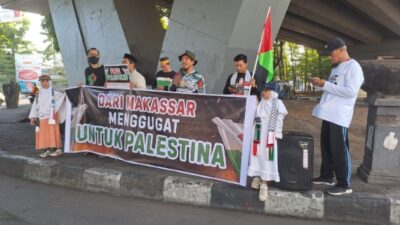 Aksi Bela Palestina: FUIB Sulsel Menggema di Jalan