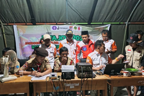 Pramuka Bantaeng Gelar JOTA dan JOTI, Pelajari Komunikasi Radio dan Internet
