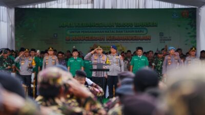 Kapolri Pimpin Apel Kebangsaan, Fokus Pengamanan Nataru dan Bencana Alam