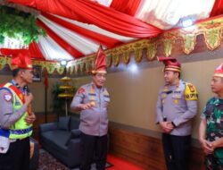 Kapolda Sulsel Pimpin Pengecekan Pos Pengamanan Idul Fitri 1447 H