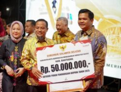 Bupati Bantaeng Raih Adipura, Diganjar Rp 50 Juta dari Gubernur Sulsel
