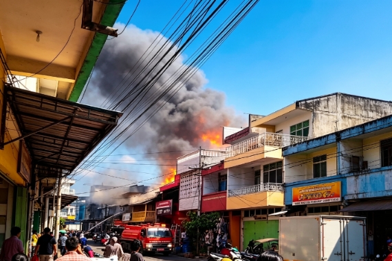 Diduga Korsleting Listrik Picu Api, Dua KK Mengungsi
