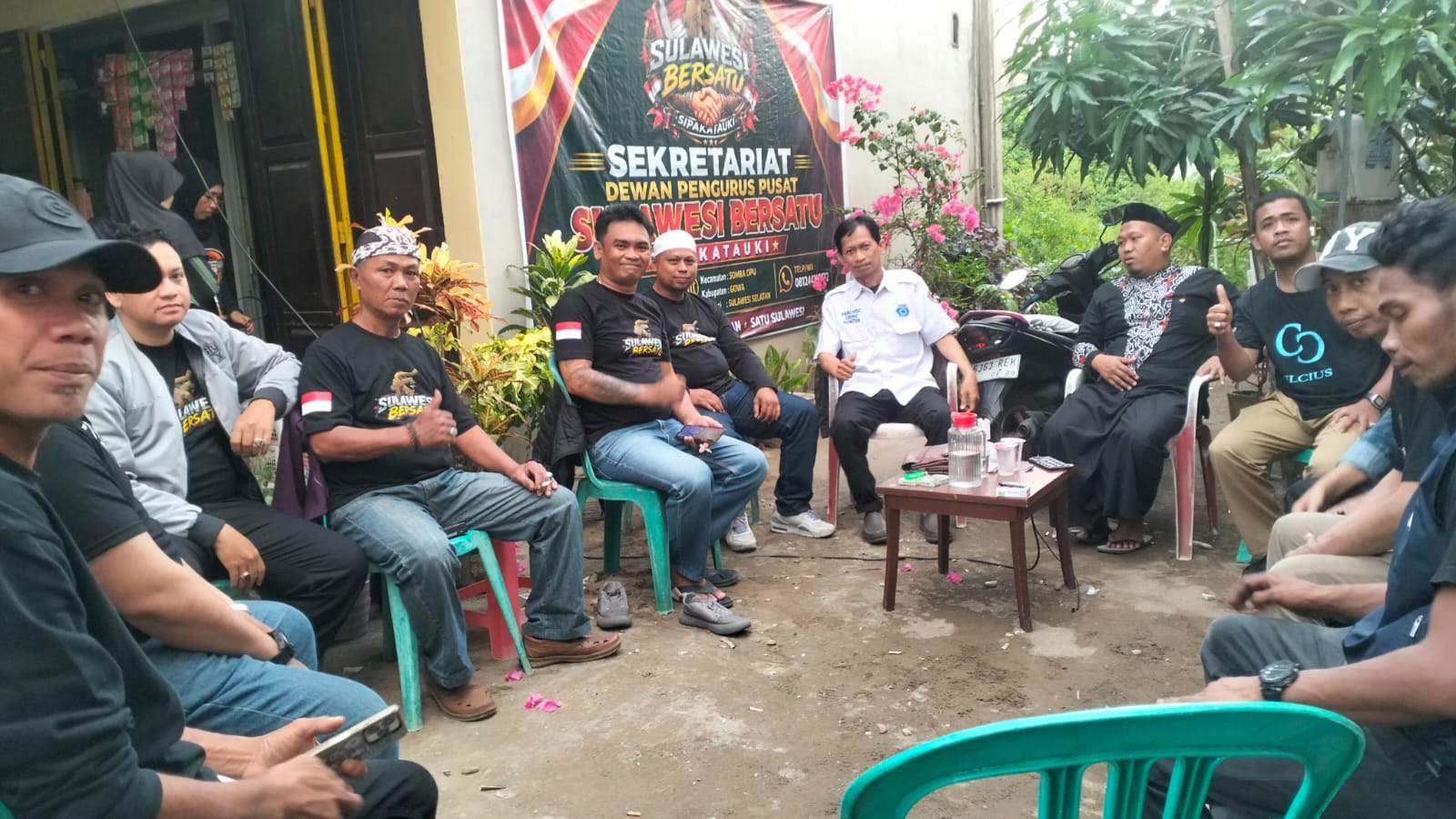 BNM Sulsel Bersilaturahmi dengan Ketum Sulawesi Bersatu, Bahas Persatuan