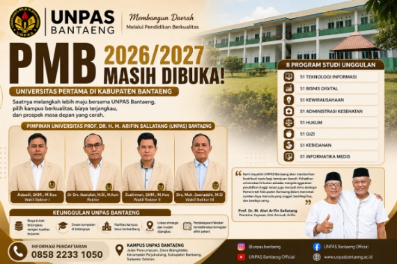 Buka Gerbang Masa Depan, 8 Prodi Unggulan Unpas Hadir di Bantaeng
