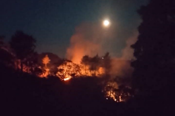 Api Melalap Kawasan Garonggong Bantaeng