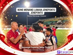 Imbang 2-2, Bone Singkirkan Jeneponto Lewat Adu Penalti