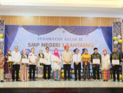 Bupati Bantaeng Apresiasi Penamatan Siswa SMP Negeri 1 Bantaeng