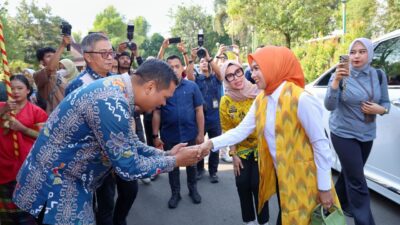 Bupati Bantaeng Turut Sambut Kunjungan Penasihat DWP Kementerian ESDM di Barru